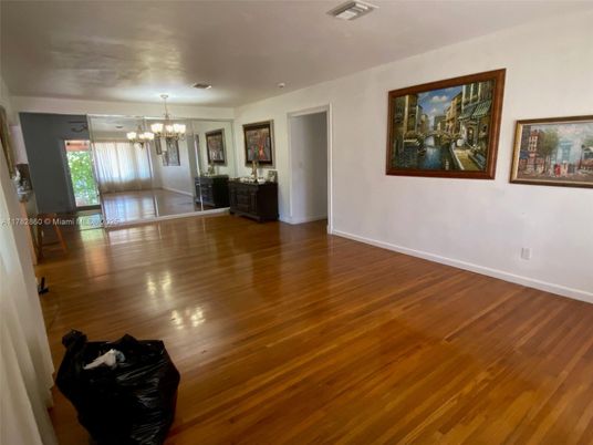 Chandelier, Empty room, Interior, Wood Texture Flooring