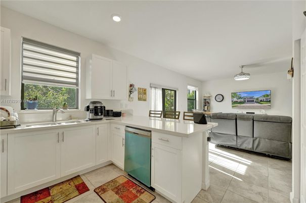 Dining room, Interior, Kitchen, Living room, Recessed Lighting