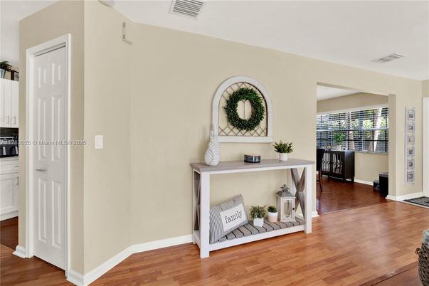 Interior, Kitchen, Wood Texture Flooring