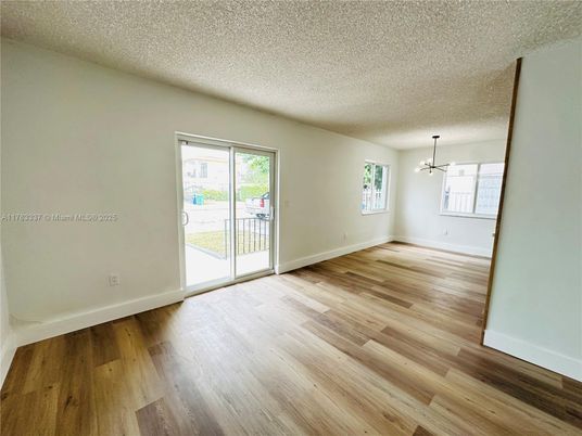 Empty room, Interior, Pendant Lights, Wood Texture Flooring