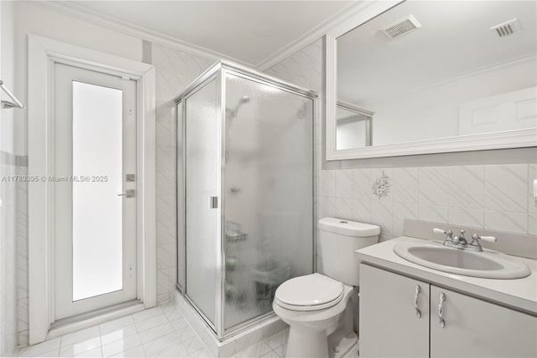 Bathroom, Glass Shower, Interior
