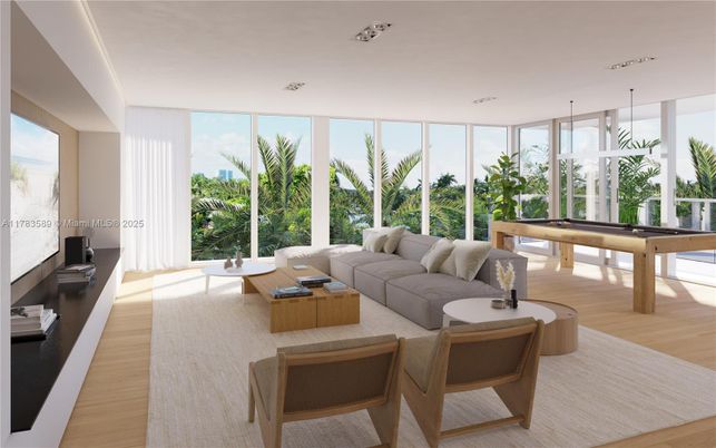 Billiard Table, Game Room, Interior, Living room, Recessed Lighting, Wood Texture Flooring