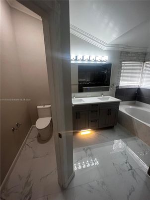 Bathroom, Dual Sink Vanities, Interior, Marble