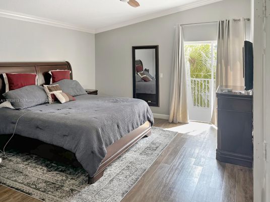 Bedroom, Interior, Wood Texture Flooring