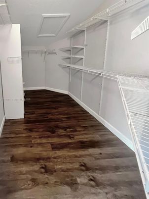 Interior, Walk-in Closets, Wood Texture Flooring