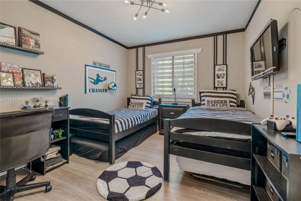 Bedroom, Interior, Wood Texture Flooring