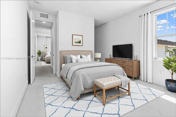 Bedroom, Interior, Recessed Lighting
