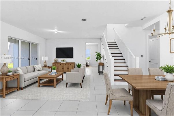 Dining room, Interior, Living room