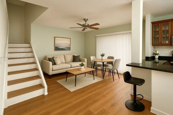 Dining room, Interior, Living room, Wood Texture Flooring