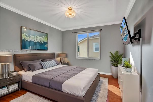 Bedroom, Interior, Wood Texture Flooring