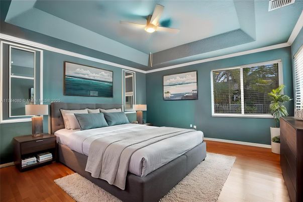 Bedroom, Interior, Wood Texture Flooring