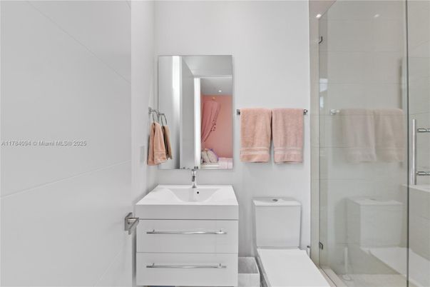 Bathroom, Glass Shower, Interior