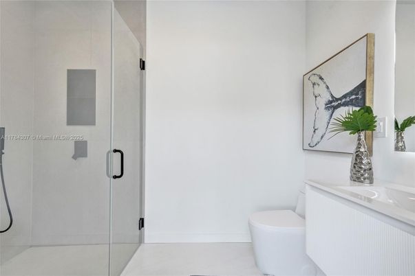 Bathroom, Glass Shower, Interior