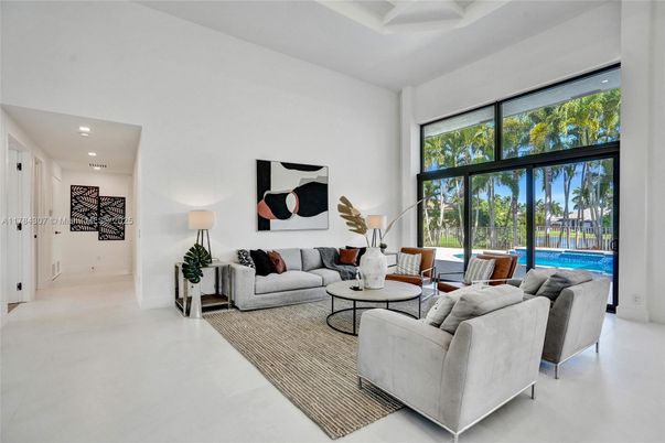 Interior, Living room, Recessed Lighting