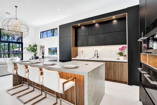 Chandelier, Interior, Kitchen, Recessed Lighting