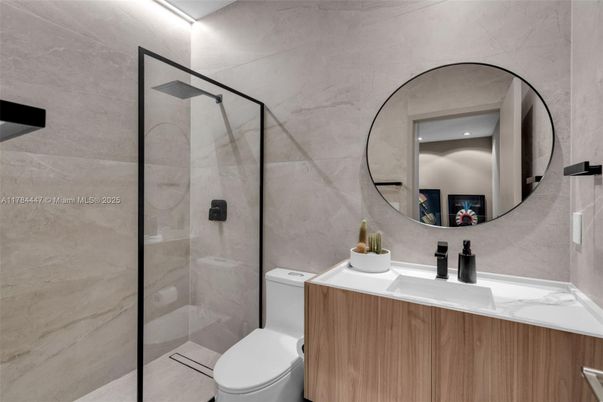 Bathroom, Glass Shower, Interior