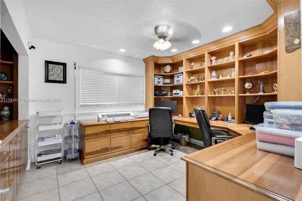 Home Office, Interior, Recessed Lighting
