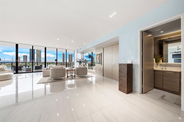 Interior, Living room, Recessed Lighting