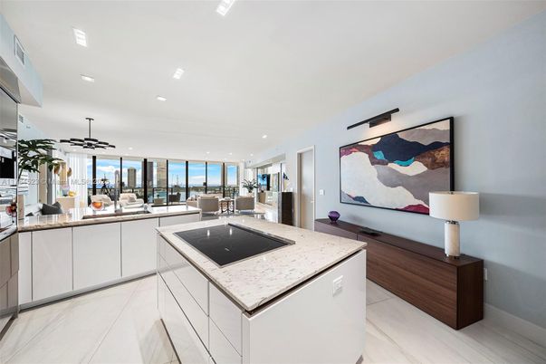 Dining room, Interior, Kitchen, Living room, Pendant Lights, Recessed Lighting