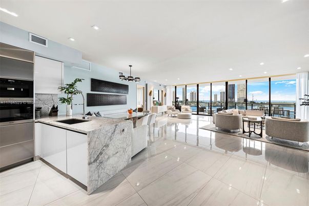 Dining room, Interior, Kitchen, Living room, Pendant Lights, Recessed Lighting, Water