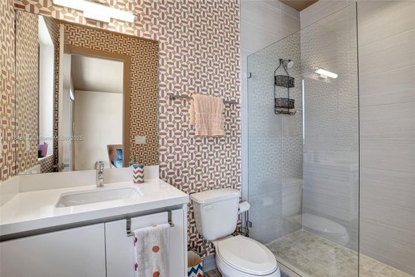 Bathroom, Glass Shower, Interior