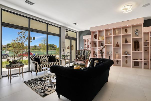 Interior, Living room, Recessed Lighting
