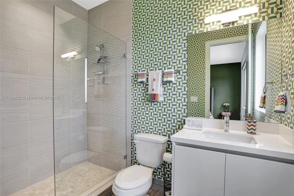 Bathroom, Glass Shower, Interior