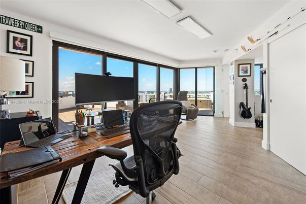 Home Office, Interior, Wood Texture Flooring