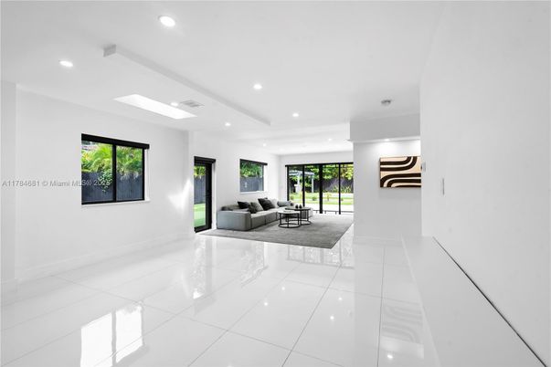 Interior, Living room, Recessed Lighting