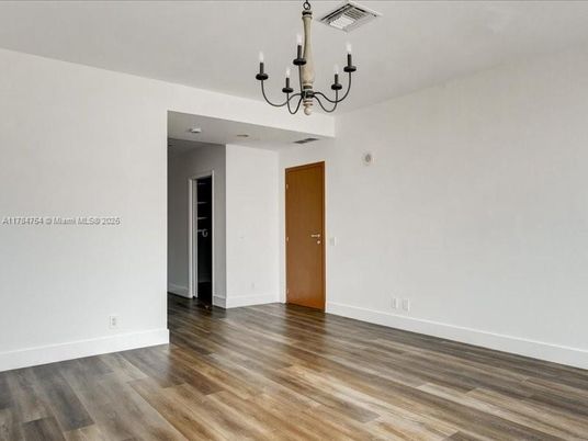 Chandelier, Empty room, Interior, Wood Texture Flooring