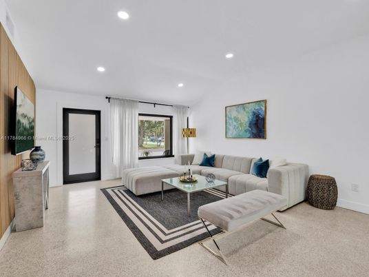 Interior, Living room, Recessed Lighting