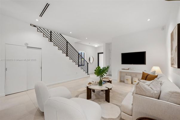 Interior, Living room, Recessed Lighting