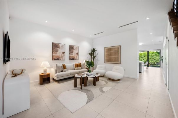 Interior, Living room, Recessed Lighting