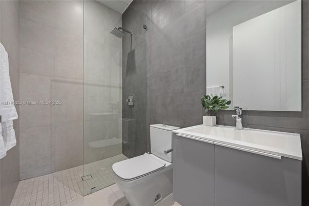 Bathroom, Glass Shower, Interior