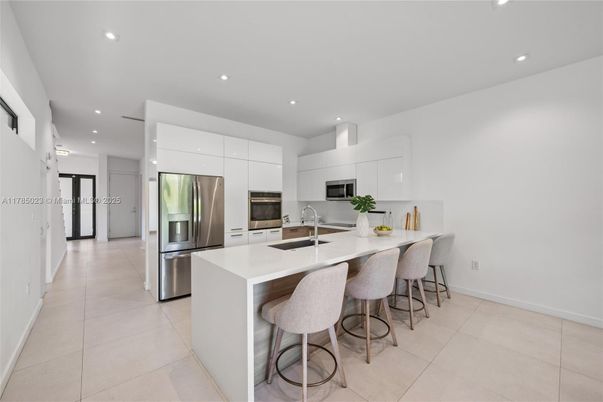 Interior, Kitchen, Recessed Lighting, Stainless Steel Appliances