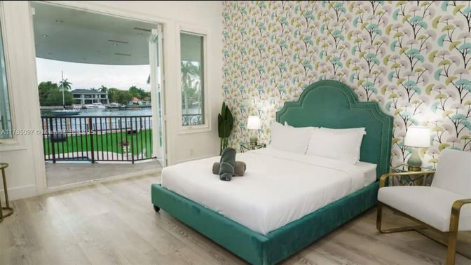 Bedroom, Interior, Wood Texture Flooring