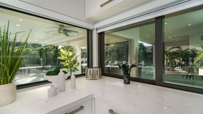 Interior, Marble, Recessed Lighting