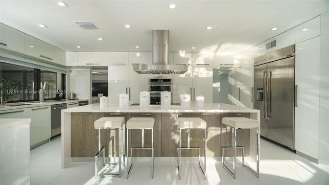 Interior, Kitchen, Recessed Lighting, Stainless Steel Appliances