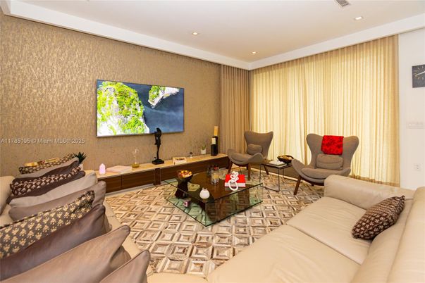 Interior, Living room, Recessed Lighting