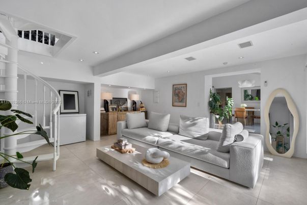 Interior, Living room, Recessed Lighting