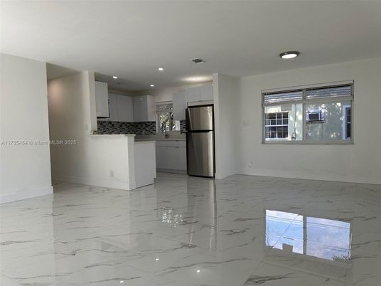 Interior, Kitchen, Marble, Recessed Lighting, Stainless Steel Appliances