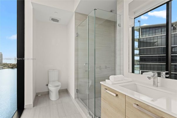 Bathroom, Glass Shower, Interior