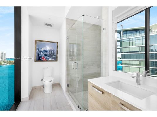 Bathroom, Glass Shower, Interior