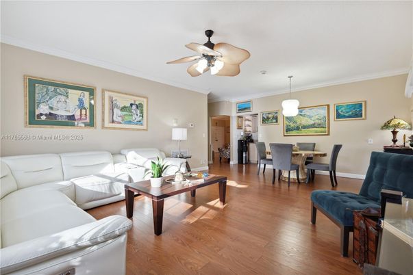 Dining room, Interior, Living room, Pendant Lights, Wood Texture Flooring