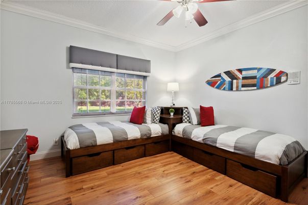 Bedroom, Interior, Wood Texture Flooring