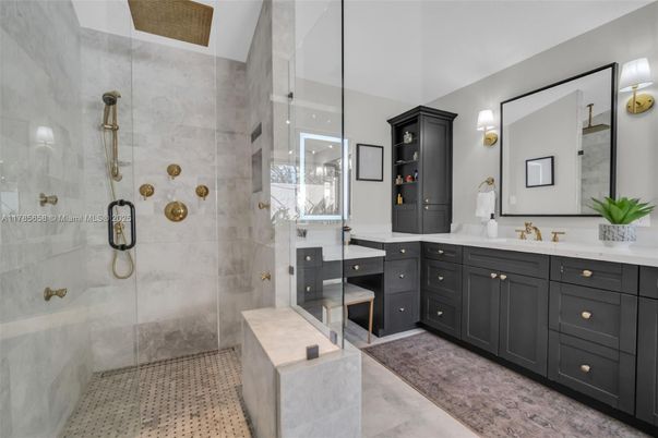 Bathroom, Glass Shower, Interior