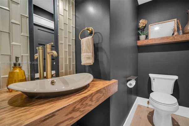 Bathroom, Interior, Wood Texture Flooring