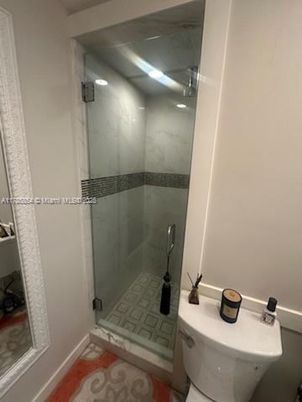 Bathroom, Glass Shower, Interior, Marble Walls