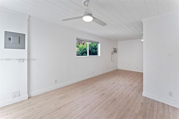 Empty room, Interior, Wood Texture Flooring