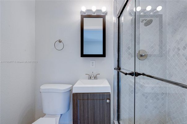 Bathroom, Glass Shower, Interior
